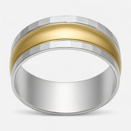 Anillo Compromiso Facetado con Oro 33