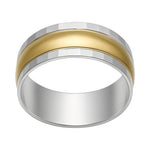 Anillo Compromiso Facetado con Oro 14