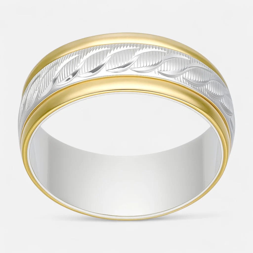 Anillo Compromiso Facetado con Oro 34