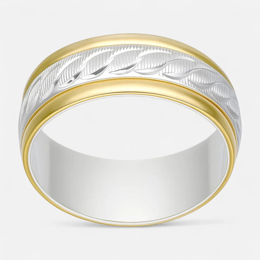 Anillo Compromiso Facetado con Oro 34
