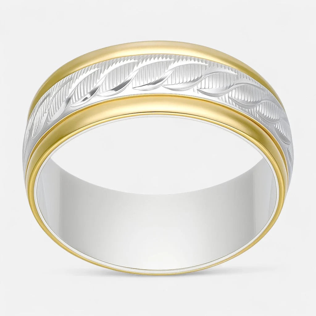 Anillo Compromiso Facetado con Oro 14