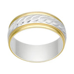 Anillo Compromiso Facetado con Oro 14