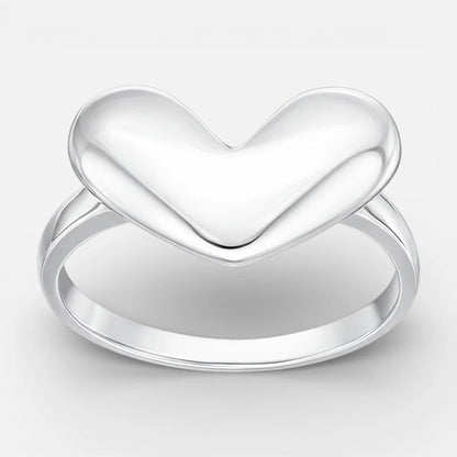 Anillo Corazón Chunky 19