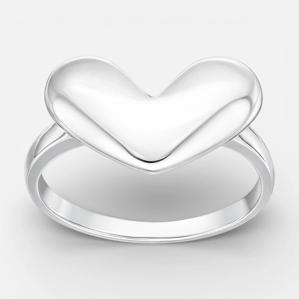 Anillo Corazón Chunky 15