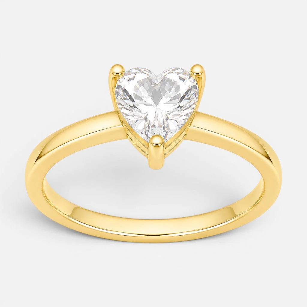 Anillo Corazón Circón 16