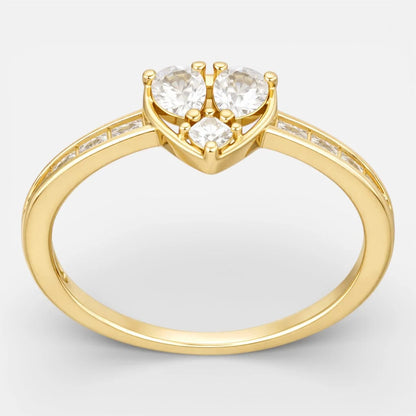 Anillo Corazón Circones 16