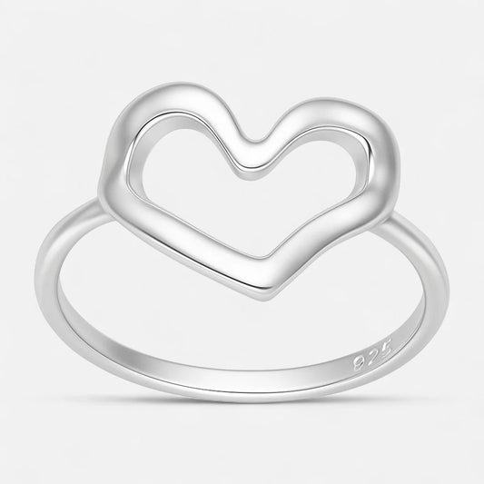Anillo Corazón Irregular 18
