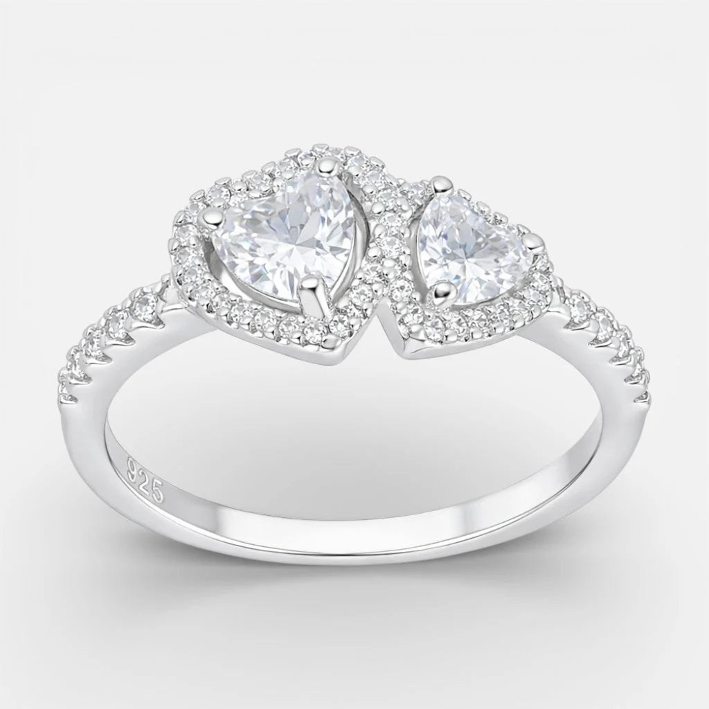 Anillo Corazones Circones Pavé 14