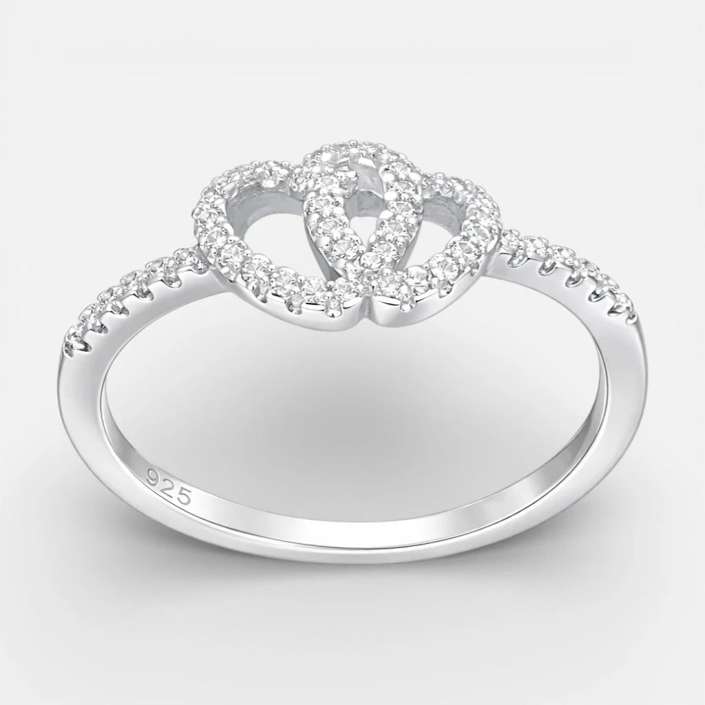 Anillo Corazones Entrelazados Circones 12