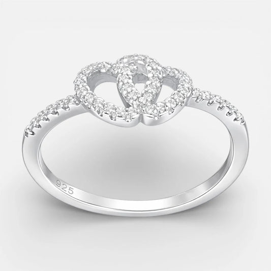 Anillo Corazones Entrelazados Circones 12