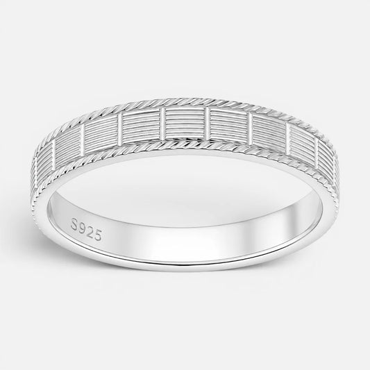 Anillo Cuadros Facetados 20