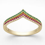 Anillo del Deseo Circones Multicolor 14