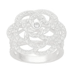 Anillo Flor Circones 18