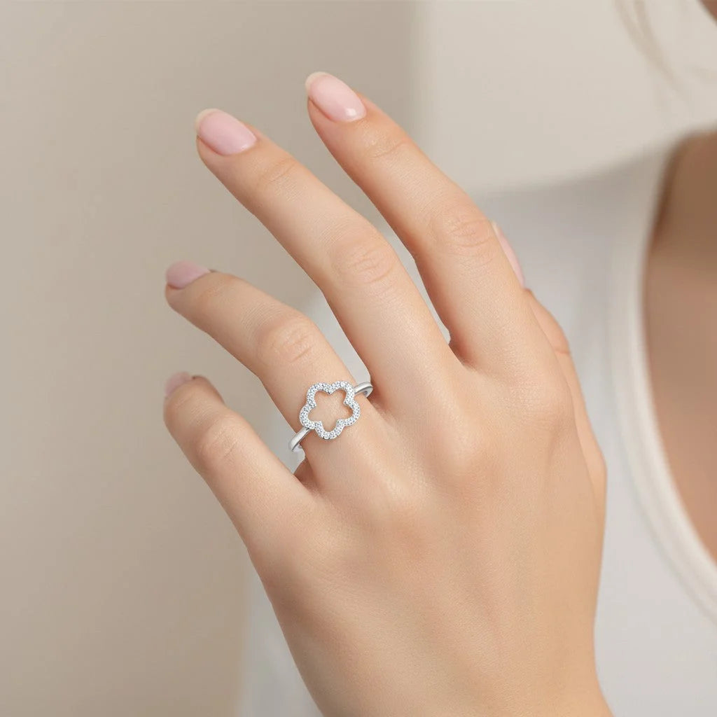 Anillo Flor Circones 13