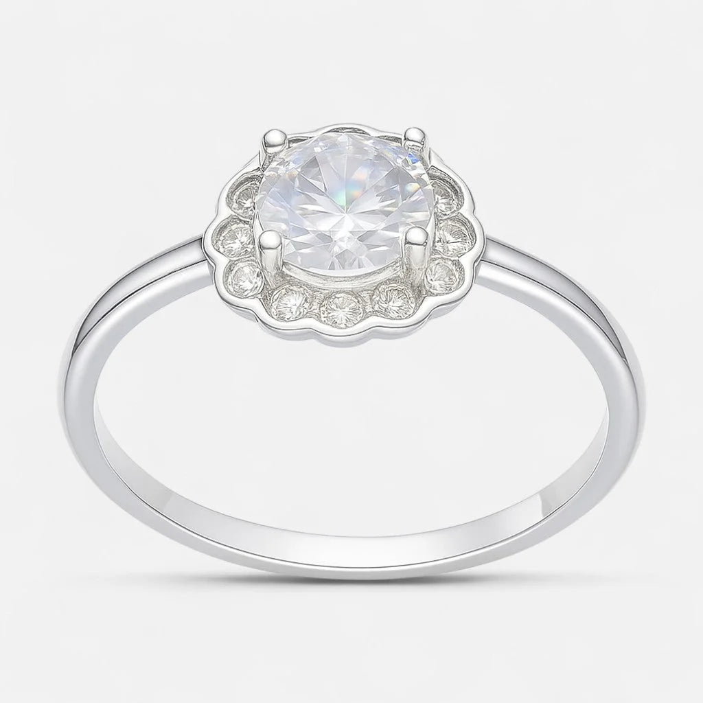 Anillo Flor Circones 14