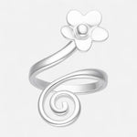 Anillo Flor Espiral 18