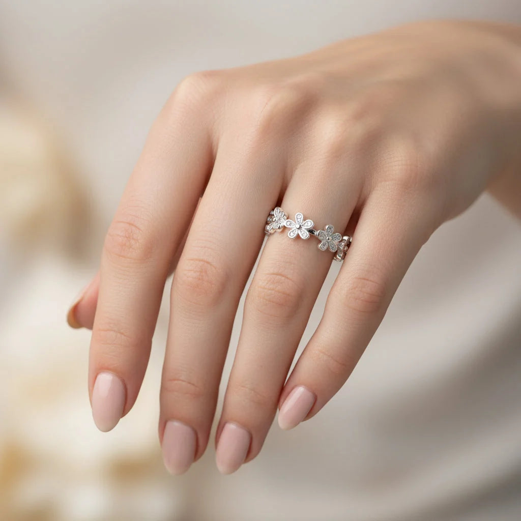 Anillo Flores Circones 16