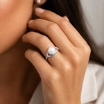 Anillo Gota Perla Circones Multicolor 19