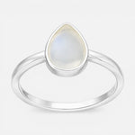Anillo Gota Piedra Luna 23