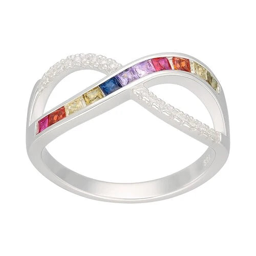 Anillo Infinito Circones Multicolor 17
