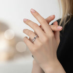 Anillo Infinito Trébol Circones Ónix 20