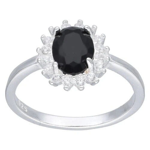 Anillo Lady Circón Ónix 12