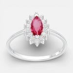 Anillo Lady Circón Rubí 12