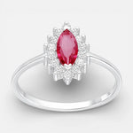 Anillo Lady Circón Rubí 16