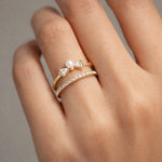 Anillo Lazo Circones Perla 20