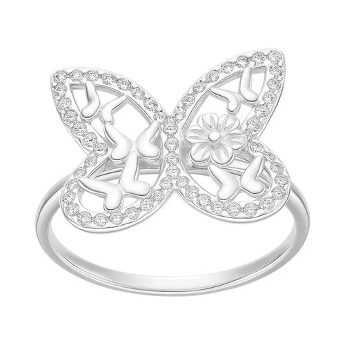 Anillo Mariposas Flores Circones 22