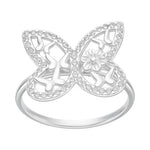 Anillo Mariposas Flores Circones 22