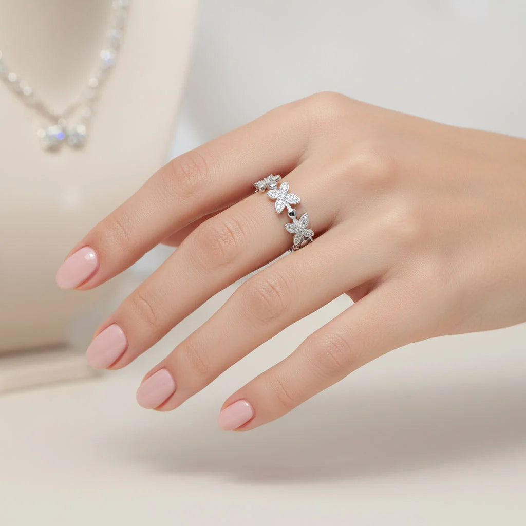 Anillo Mariposas Circones 15