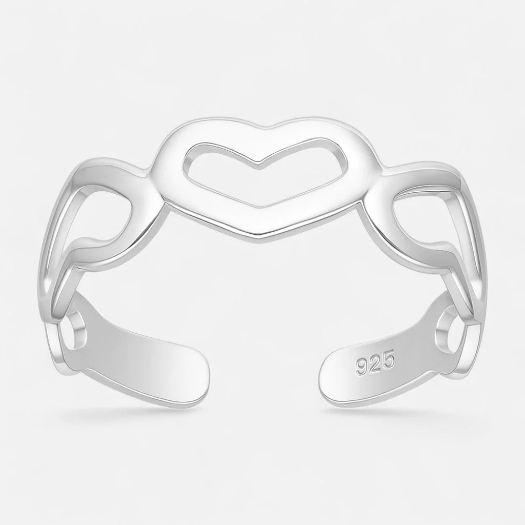 Anillo Midi Corazones