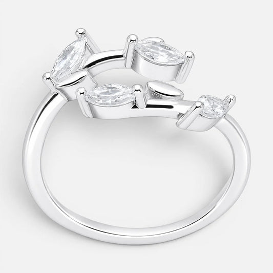 Anillo Midi Espigas Circones