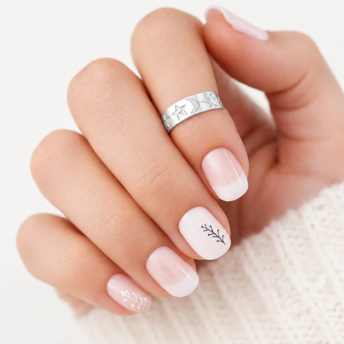Anillo Midi Estrellas Media Luna