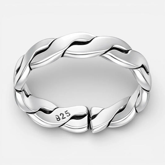 Anillo Midi Trenzado