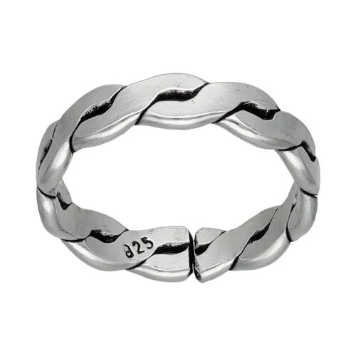 Anillo Midi Trenzado