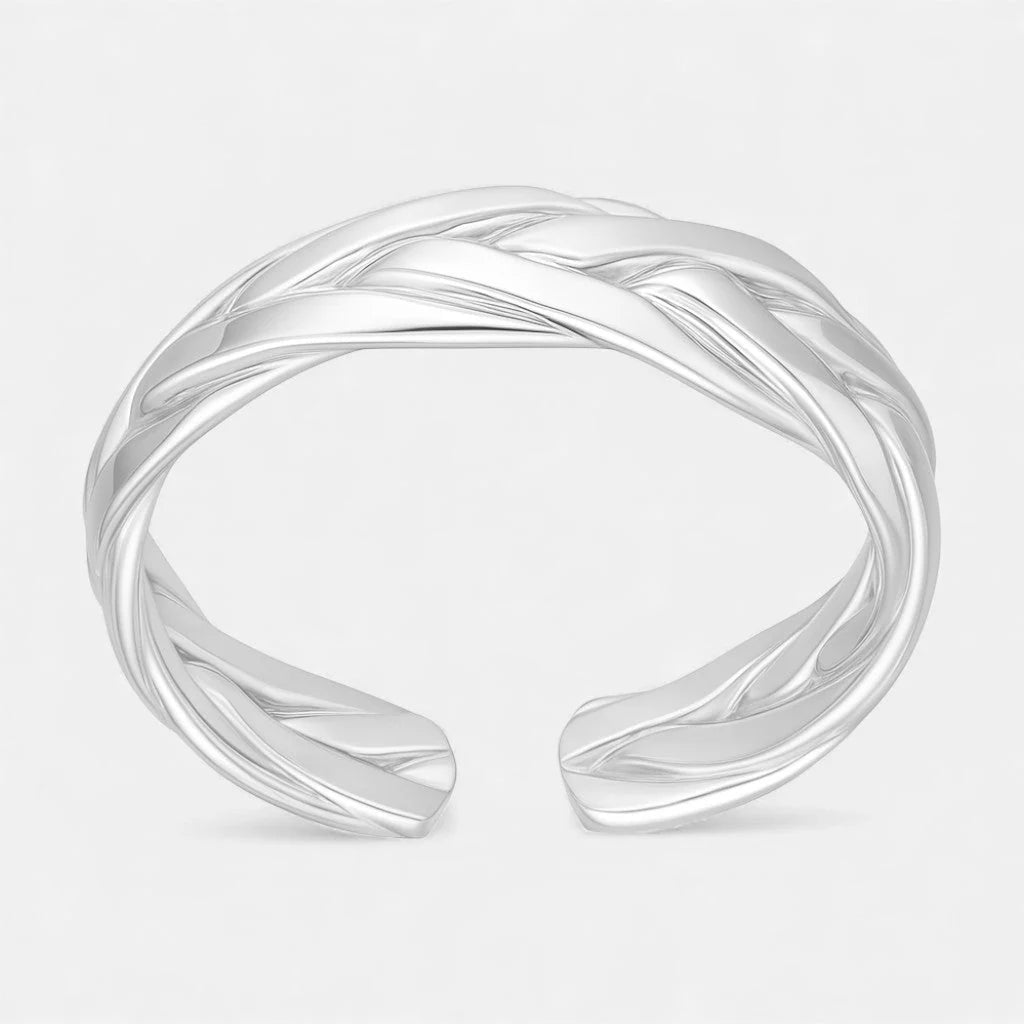 Anillo Midi Trenzado
