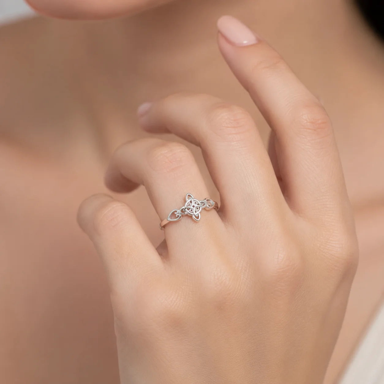 Anillo Nudo de Brujas Corazones RYF13290 15