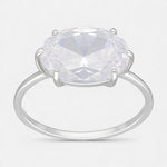 Anillo Maxi Circón Ovalado 16