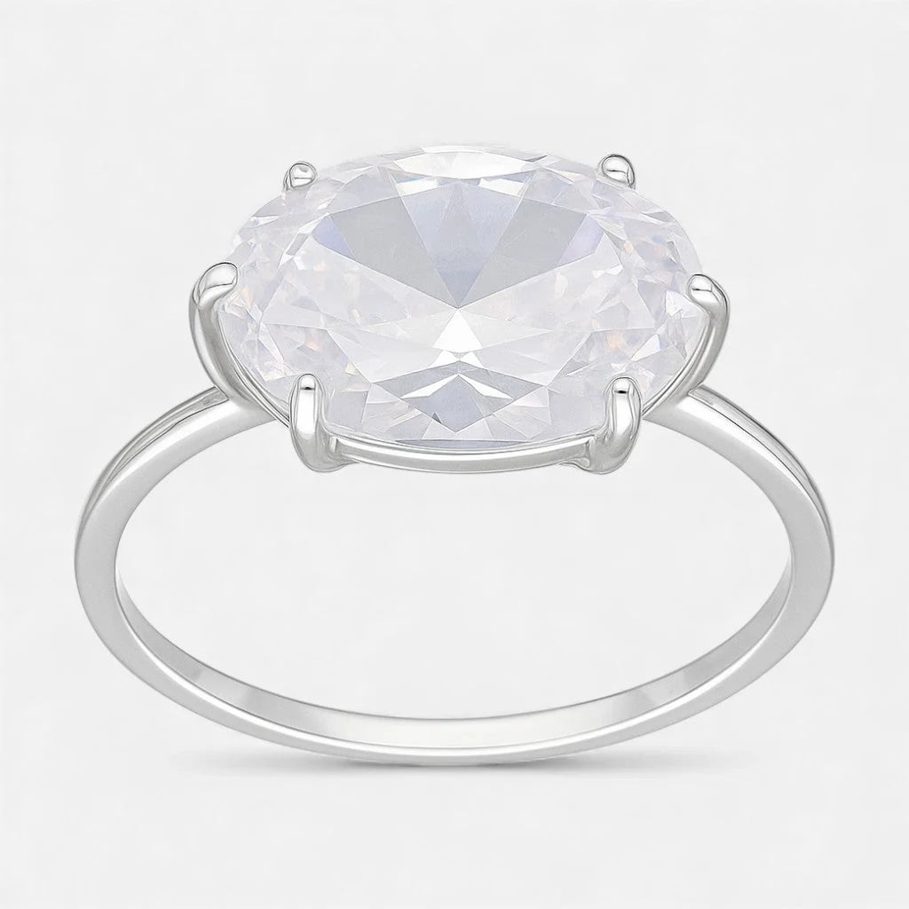 Anillo Maxi Circón Ovalado 16