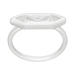 Anillo Péndulo Circón Baguette 12