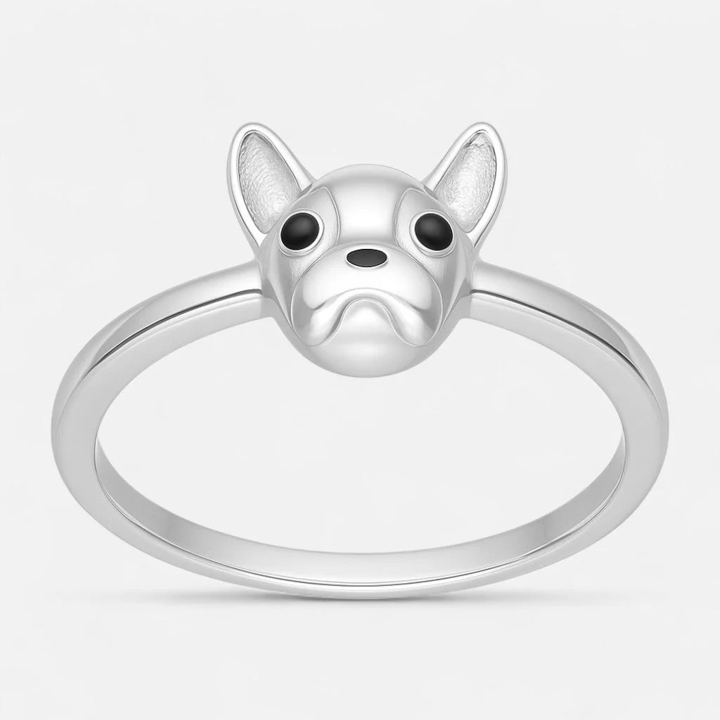 Anillo Perrito Bulldog 16