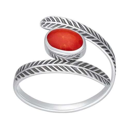 Anillo Plumas Jaspe 19