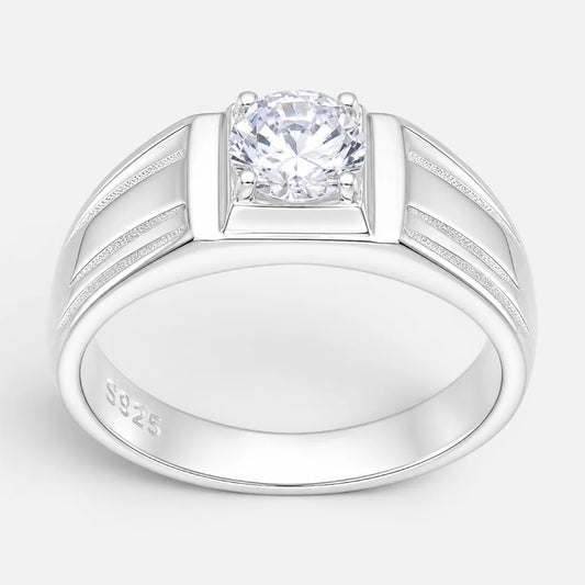 Anillo Sello Circón 22