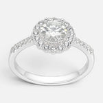 Anillo Solitario Moissanita y Circones 16