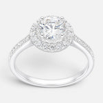 Anillo Solitario Moissanita y Circones 15