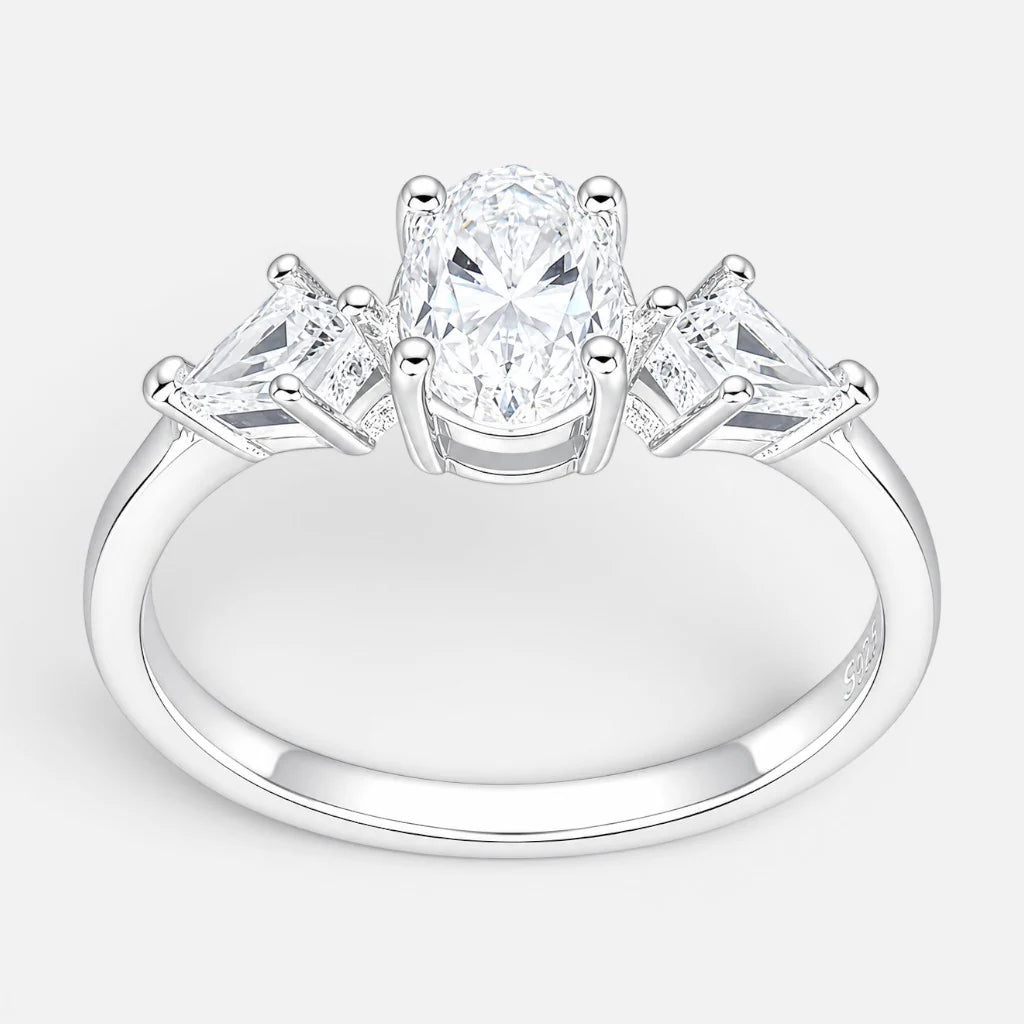 Anillo Moissanita y Circones 20