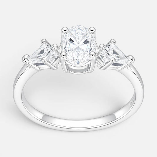 Anillo Moissanita y Circones 20