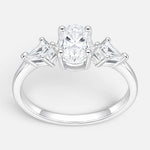 Anillo Moissanita y Circones 16